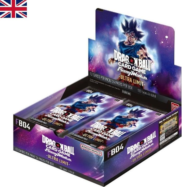 Immagine prodotto Dragon Ball Fusion World 04 Booster Box FB04 IT (Inglese, Display del booster)