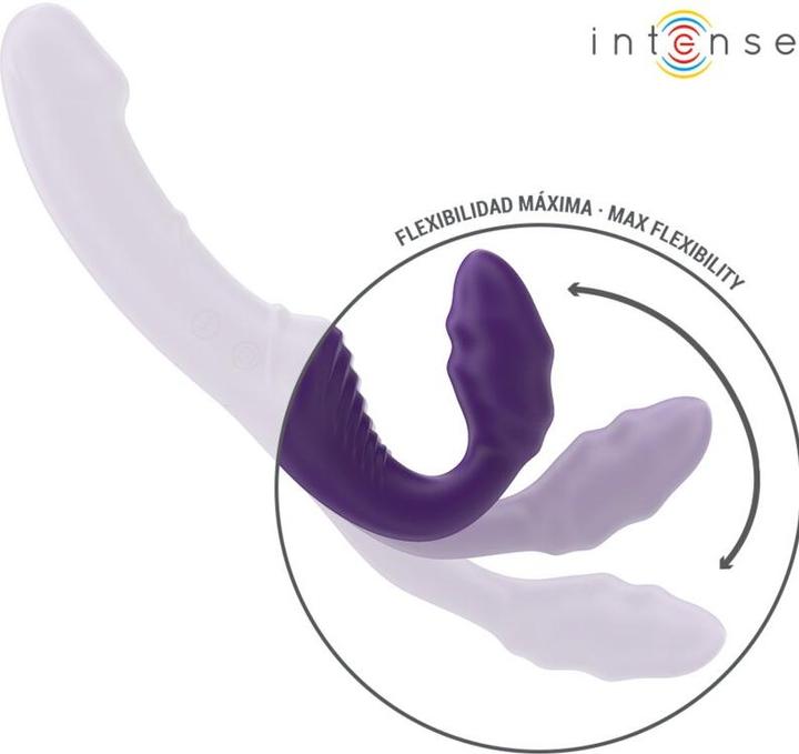 Actual product image Intense Jill Doppelvibrator 20 cm Lila Fernbedienung