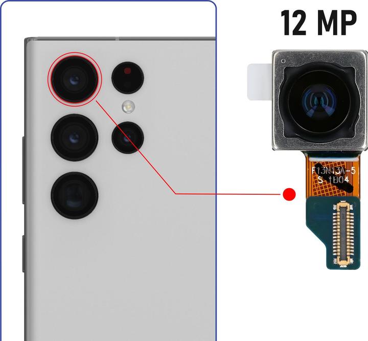 Image du produit Clappio Pièce de rechange de caméra ultra grand angle (Samsung Galaxy S22 Ultra)