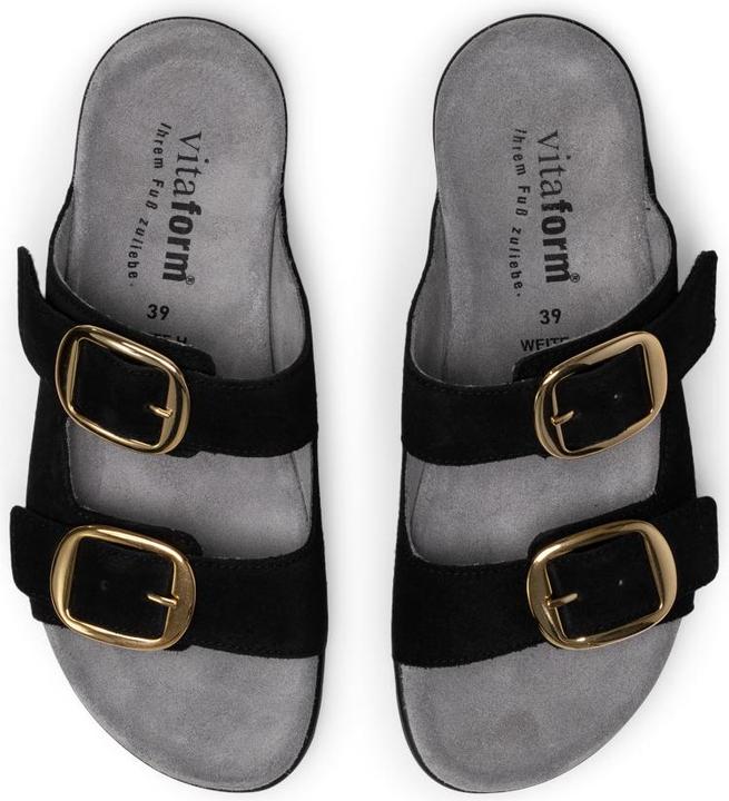 Produktbild Vitaform Pantolette Veloursleder Soft (43)