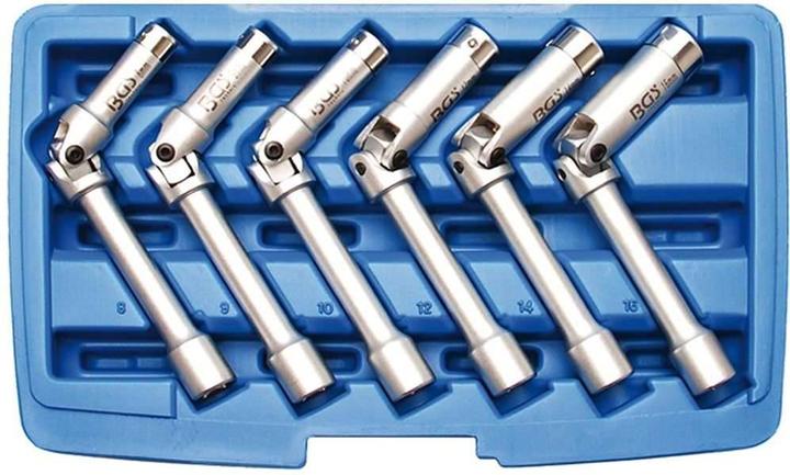 Immagine prodotto BGS Set di chiavi universali per candelette, esagono attacco quadro 10 mm (3/8") SW 8...