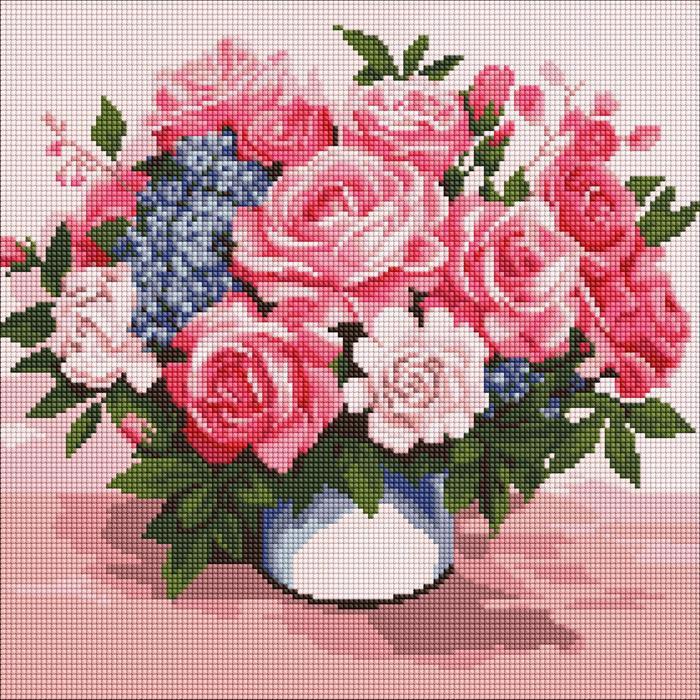 Immagine prodotto Ideyka Diamond Painting - Blumenschönheit 40 x 40 cm