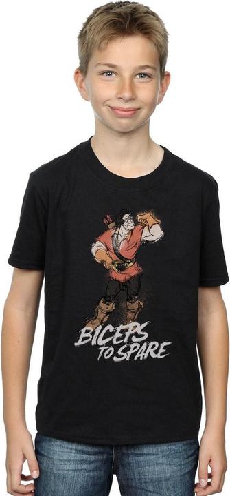 Immagine prodotto Disney Beauty And The Beast Gaston Biceps To Spare Maglietta Ragazzi (140, 146)
