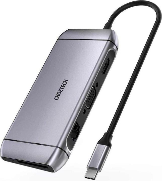 Choetech HUB-M15 (USB-C, 9 Ports)