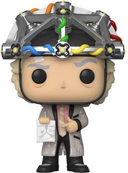 Produktbild Funko Pop Phoshoreszierend Back to the Futur Doc with Helmet