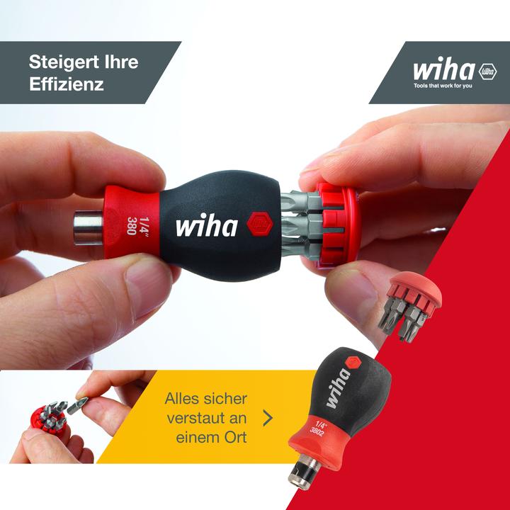 Produktbild Wiha Schraubendreher (Schlitzschrauben, Innensechskant, Torx (TX), Pozidriv-Kreuzschlitz (PZ), Phillipps-Kreuzschlitz (PH))