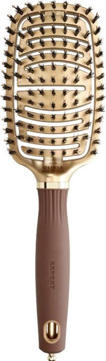 Olivia Garden Expert Care Flex Wildschwein-/Nylonborsten Gold&Braun