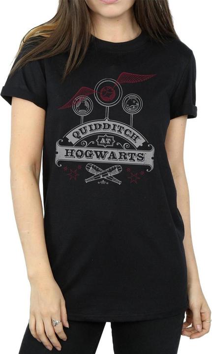 Produktbild Quidditch At Hogwarts Boyfriend Fit TShirt (S)