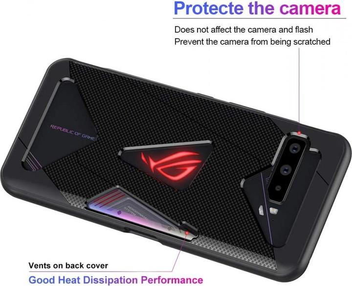 Immagine prodotto Screenguard Custodia Asus ROG Phone 3 Stealth Hull TPU (Asus ROG Phone)