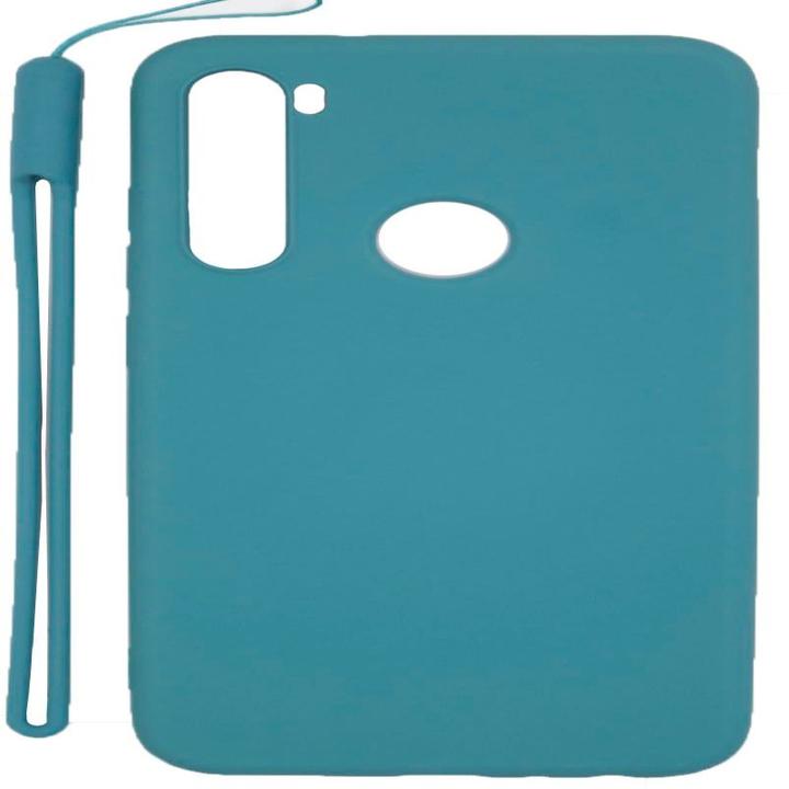 Actual product image Evelatus Xiaomi Redmi Note 8 / Redmi Note 8 2021 Soft Touch Silicone Case with Strap (Xiaomi Redmi Note 8)