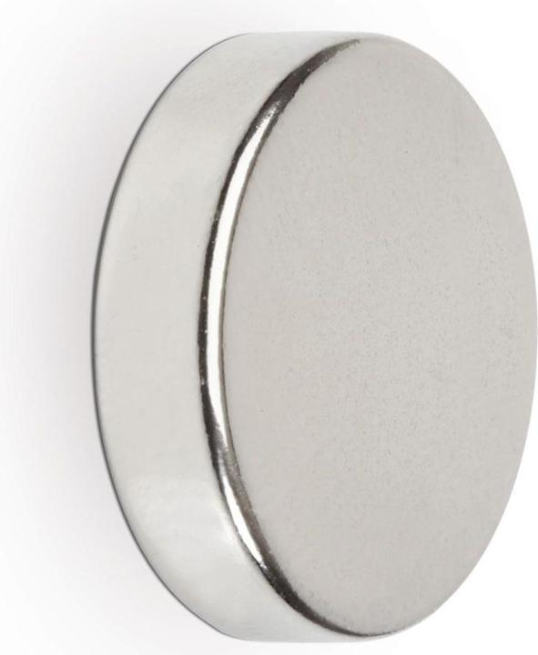 Actual product image Maul Neodymium disc magnet, 20 mm, adhesive force: 6.2 kg, silver (4 x)