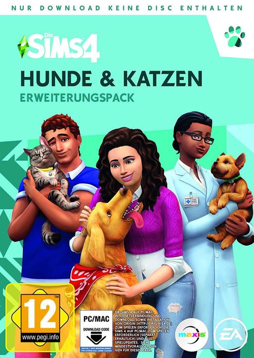EA Games The Sims 4 - Dogs & Cats Add-On (PC, Multilingual)