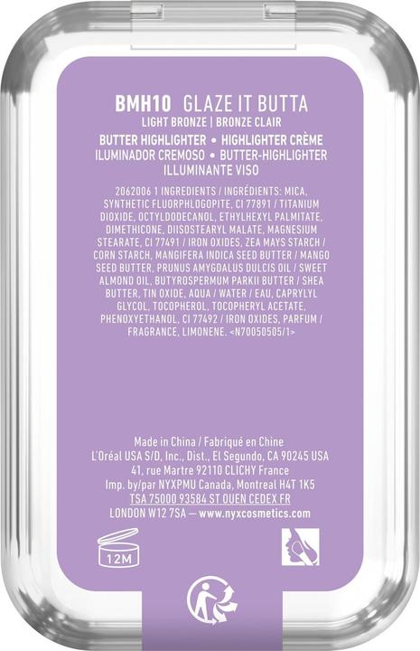Produktbild NYX Professional Make-Up Nyx Highlight Contour (10, glaze it butta, Highlighter)