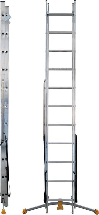 Immagine prodotto Hailo Scala combinata HobbyLOT 2 x 11 pioli (Scaletta multiuso, 314 cm)