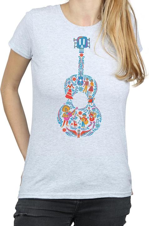 Immagine prodotto Disney Coco Guitar Pattern Maglietta Donna (S)