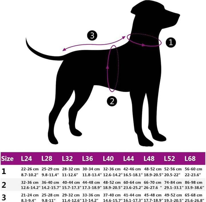 Produktbild VidaXL Hundemantel mit Geschirr Wasserdicht Reflektierend (32, Hundemantel)