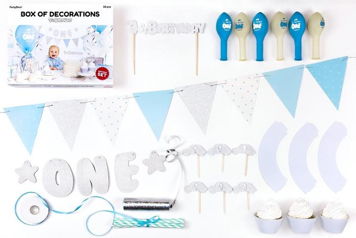 Immagine prodotto Partydeco Kit per il 1° anniversario