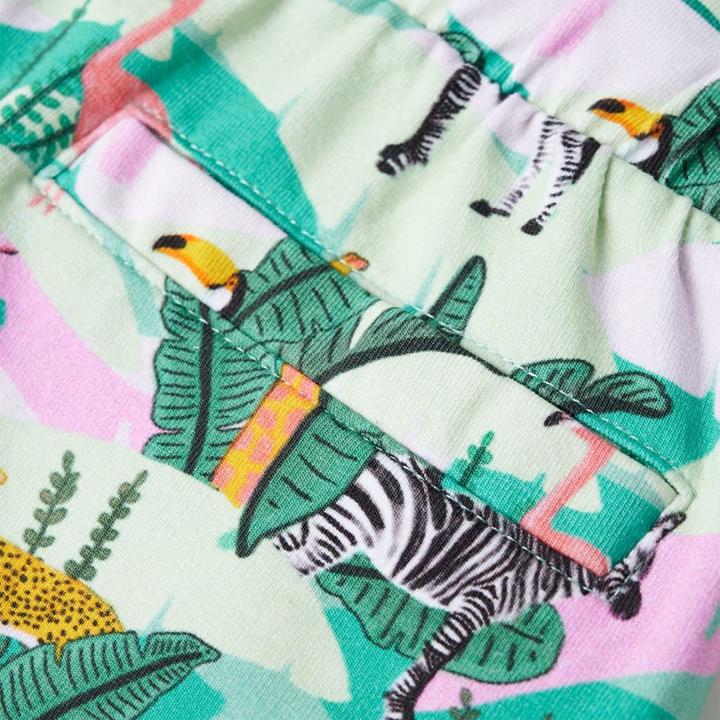 Produktbild VidaXL Kindershorts mit Kordelzug Helles Minzgrün 104,Material (104)