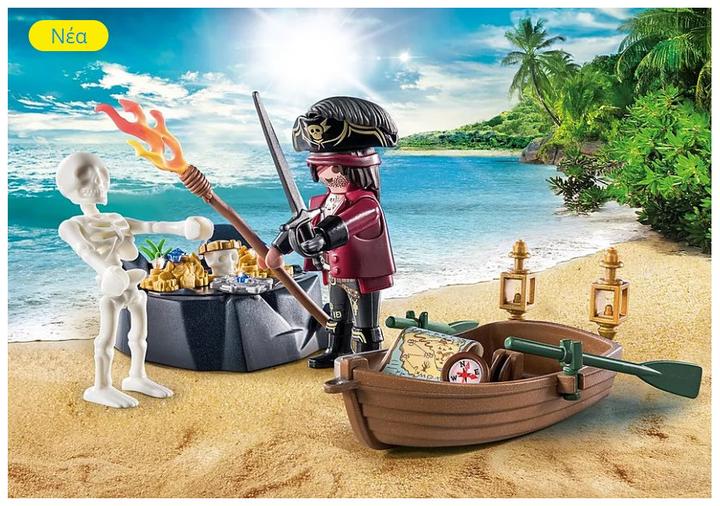 Produktbild Playmobil Starter Pack Pirat mit Ruderboot (71254, Playmobil Pirates)
