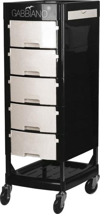 Image du produit Activeshop Chariot de coiffure GABBIANO HAIRDRESSER HELPER FT65 Noir/Blanc