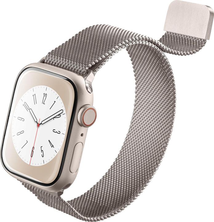 Actual product image Cellularline Steel Band - Apple Watch (41 mm, 38 mm, 40 mm, Stainless steel)