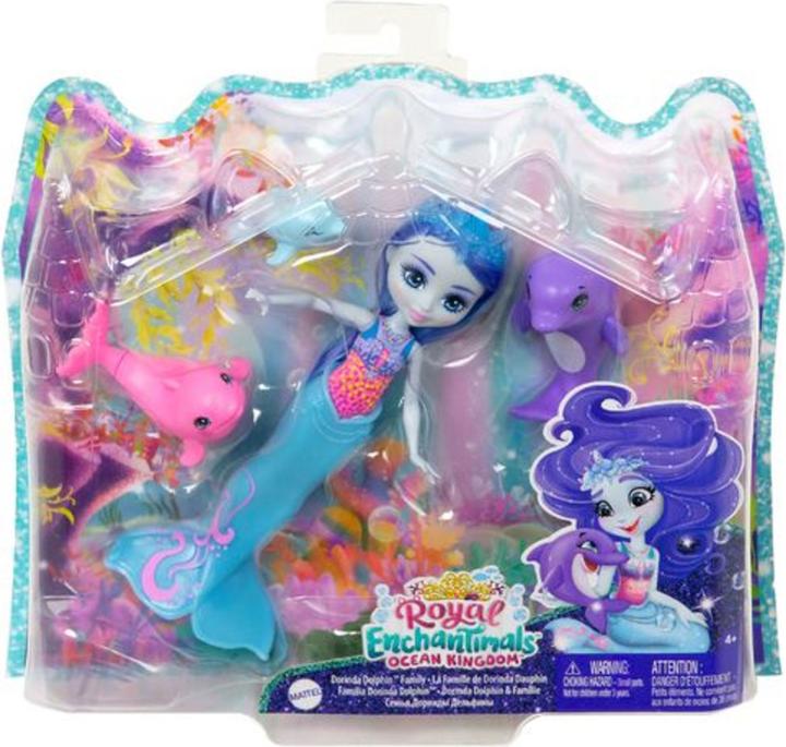 Produktbild Enchantimals Royal Pop Delfinfamilie