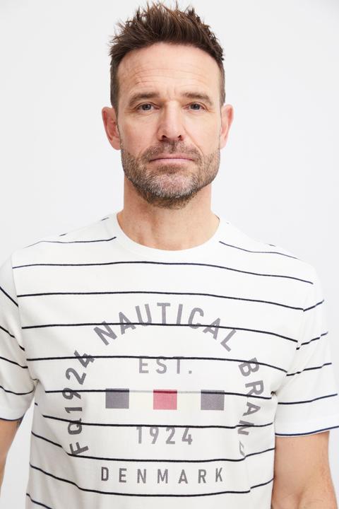 Immagine prodotto FQ1924 FQTom SS t-shirt a righe con stampa logo 21900644 (XL)