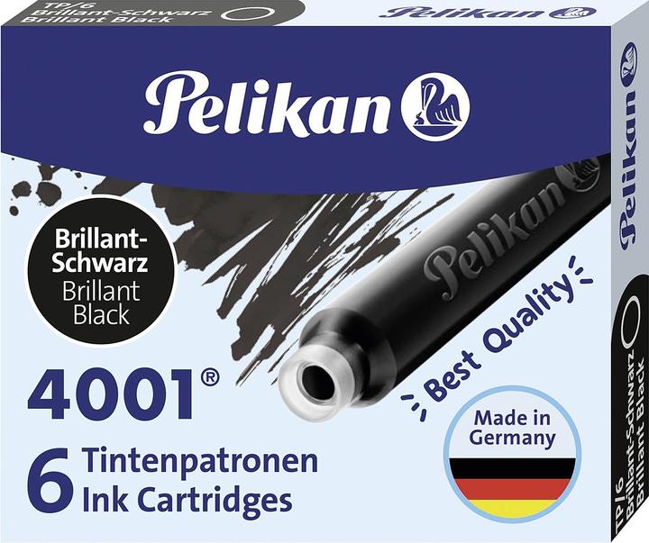 Actual product image Pelikan 4001 Tp/6 (ink cartridges, Black)