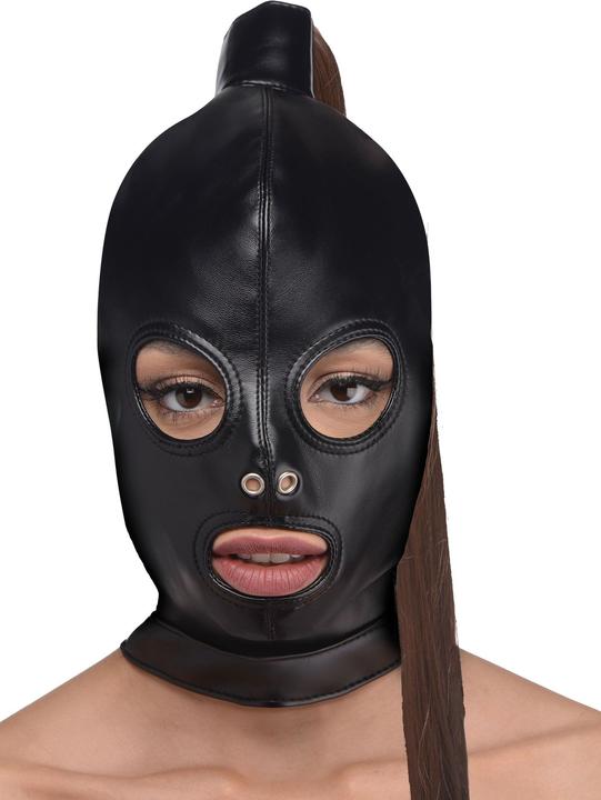 Produktbild Strict Leather Bondage Hood With Ponytail