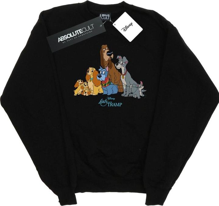 Actual product image Disney Mens Lady And The Tramp Classic Group Sweatshirt (XL)