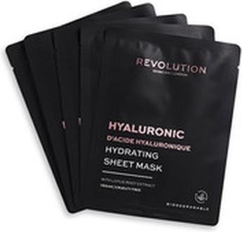 Revolution Skincare - Biodegradable Hydrating Hyaluronic Acid Sheet Mask - A set of face masks