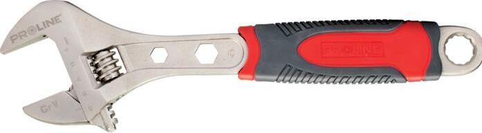 Proline Pro-Line verstellbarer Schwedenschlüssel, 250 mm Gummigriff (29321) (35 mm)