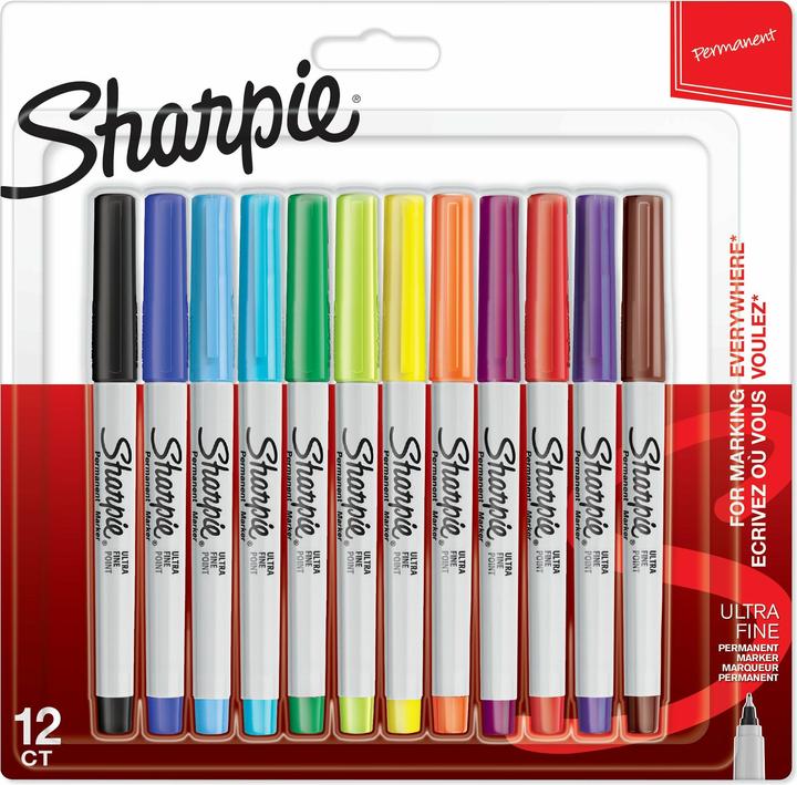 Produktbild Sharpie Ultra Fine (Mehrfarbig, 0.30 mm, 12 x)