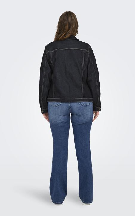 Actual product image Only Fly-away collar cuffs with button jacket denim jacket (44)