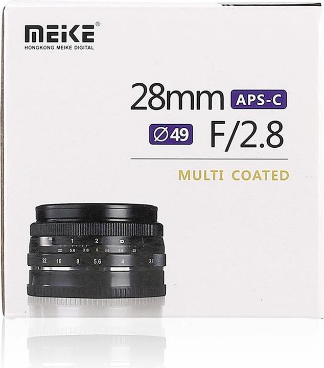 Image du produit Meike 28mm f/2.8 Fuji X (Fujifilm X, APS-C / DX)