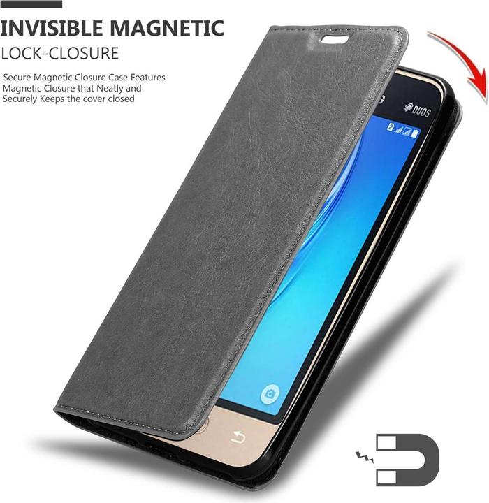 Immagine prodotto Cadorabo Libro Invis. Coperchio magnetico (Samsung Galaxy J1 Mini)