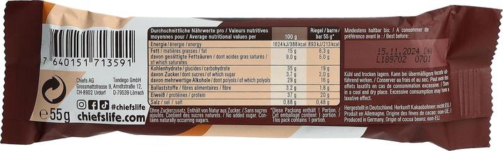 Image du produit Chiefs Barre de protéines (Chocolat, 12 pcs, 660 g)