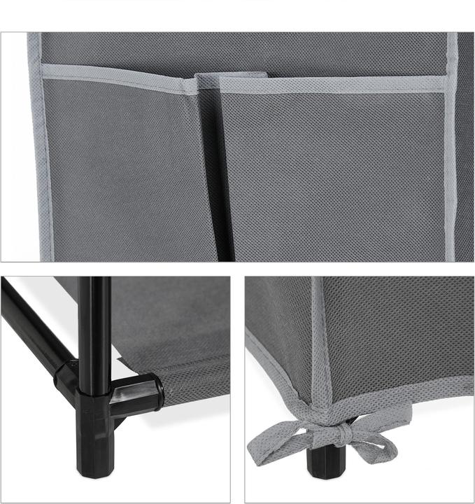 Image du produit Relaxdays Meuble-à-chaussures (86 x 30 x 158 cm)