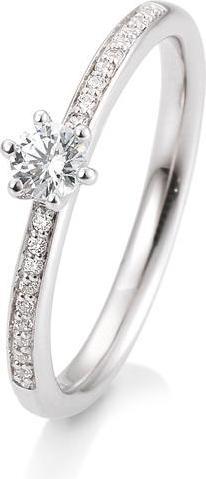 Image du produit Breuning Bague de fiançailles Pavé (50, Or 750/18 K)