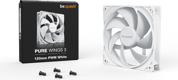 Produktbild be quiet! Pure Wings 3 PWM wh 120x120x25 (120 mm, 1 x)