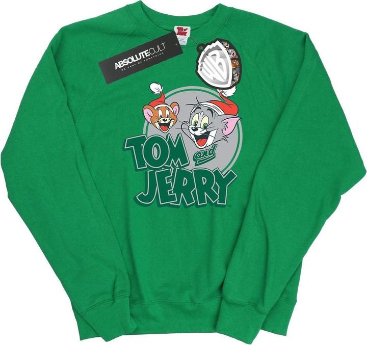 Actual product image Tom & Jerry Womens/Ladies Christmas Greetings Sweatshirt (S)