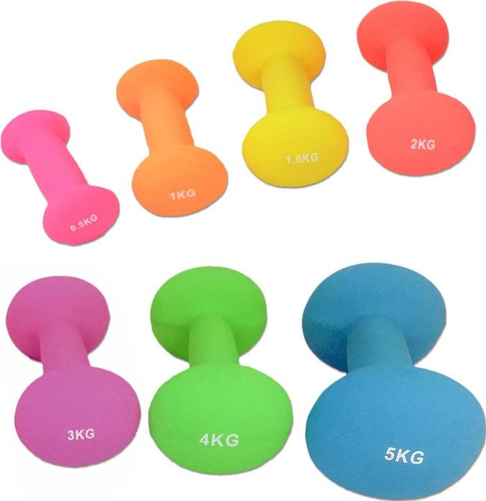 Immagine prodotto Tunturi Neopren Kurzhanteln (2 x 5 kg)