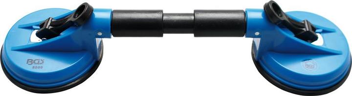 Produktbild BGS Gummi-Doppelsauger ABS mit flexiblen Köpfen Ø 120 mm 390 mm (60 kg)