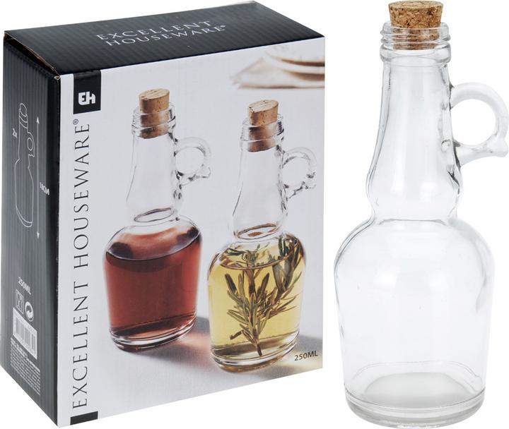 Actual product image Excellent Houseware Glass oil & vinegar set (250 ml)