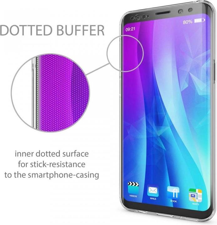 Immagine prodotto Screenguard Protezione schermo e corpo a 360° Samsung Galaxy S9 Cover con pellicola (Samsung Galaxy S9+)