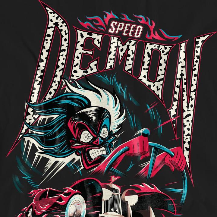 Immagine prodotto Disney Villains Speed Demon Maglietta Crudelia De Mon Adulto Unisex (M)