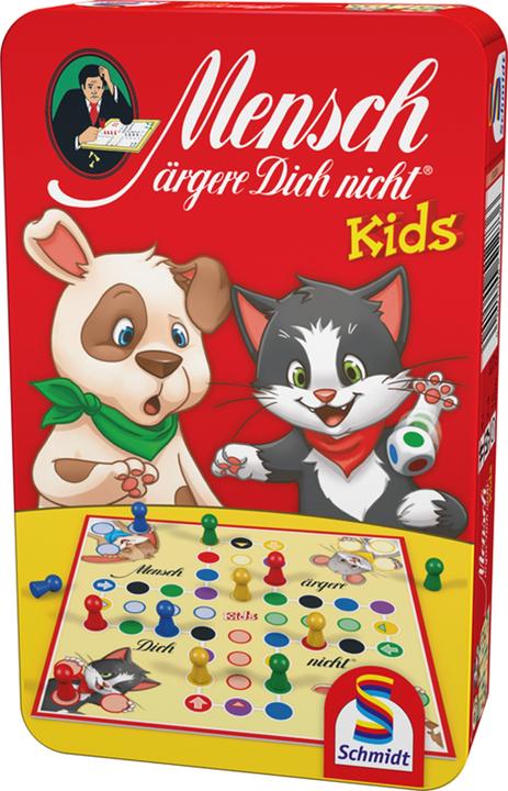 Actual product image Schmidt Spiele Mensch ärgere dich nicht - Kids Metal Tin (German)