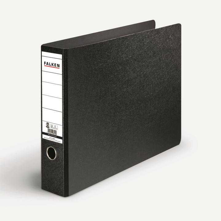 Produktbild Falken Ordner 80mm DIN A3 quer Werkstoff: Hartpappe schwarz (A3, Quer, 80 mm, 1 Stück)