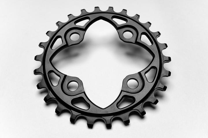 Produktbild AbsoluteBLACK aBLACK MTB Round 104/64 BCD chainring N/W BLACK SCHWARZ (32)