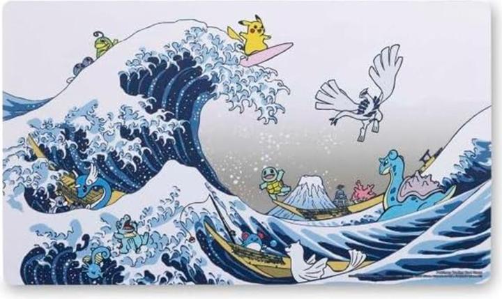 Actual product image Pokémon Great Wave Pikachu & Friends Playmat Spielmatte/Playmat